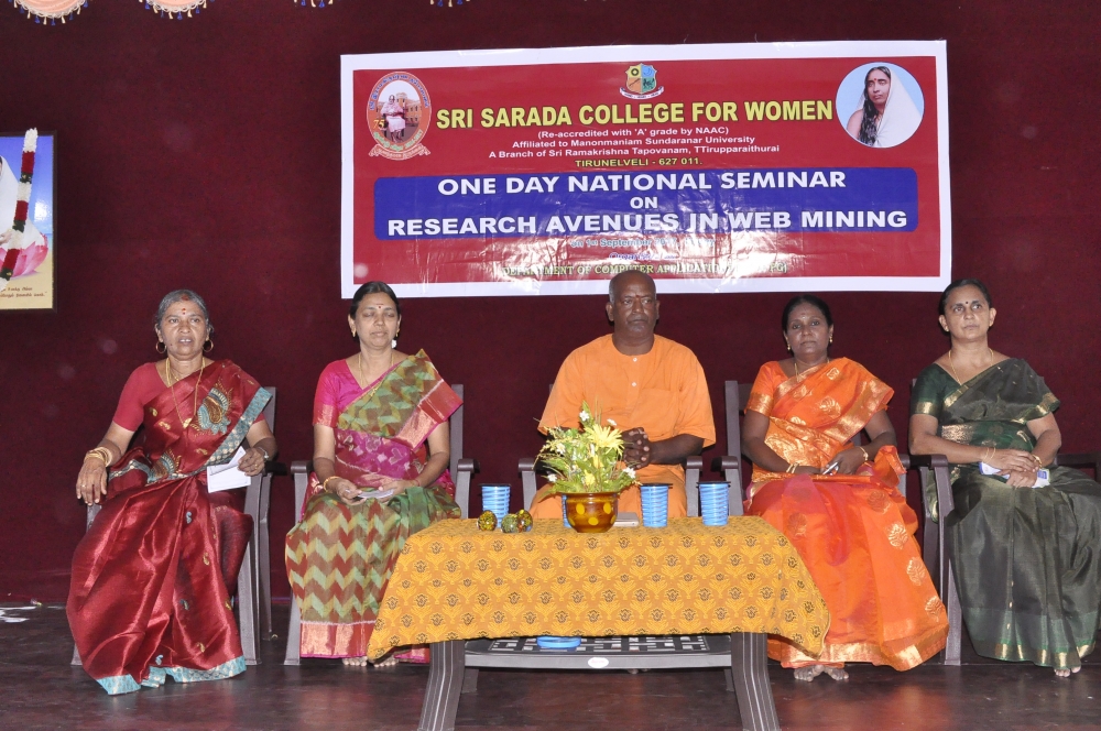 SEMINAR ON RESEARCH AVENUES IN WEB MINING