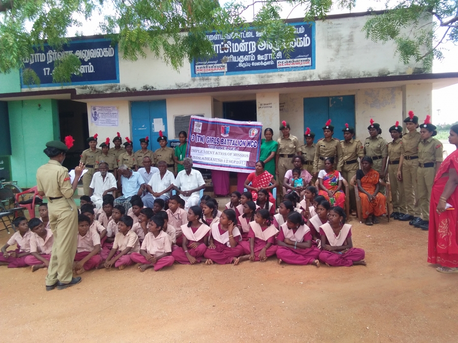 Implementation of Mission Indradhanush awareness program for vaccination