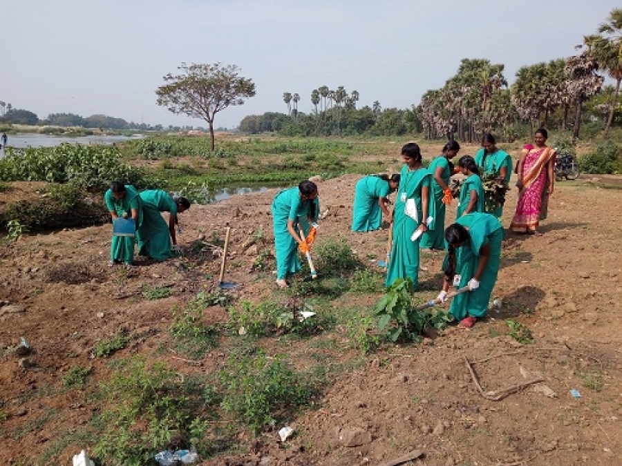 THAMIRAPARANI RIVER CLEANING-EXTENSION ACTIVITY