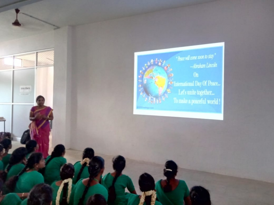 LECTURE ON INTERNATIONAL PEACE DAY